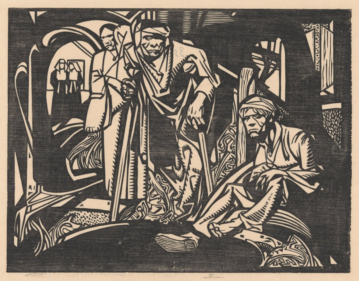 Ranny w kościele autorstwa Johannes Josephus Aarts
