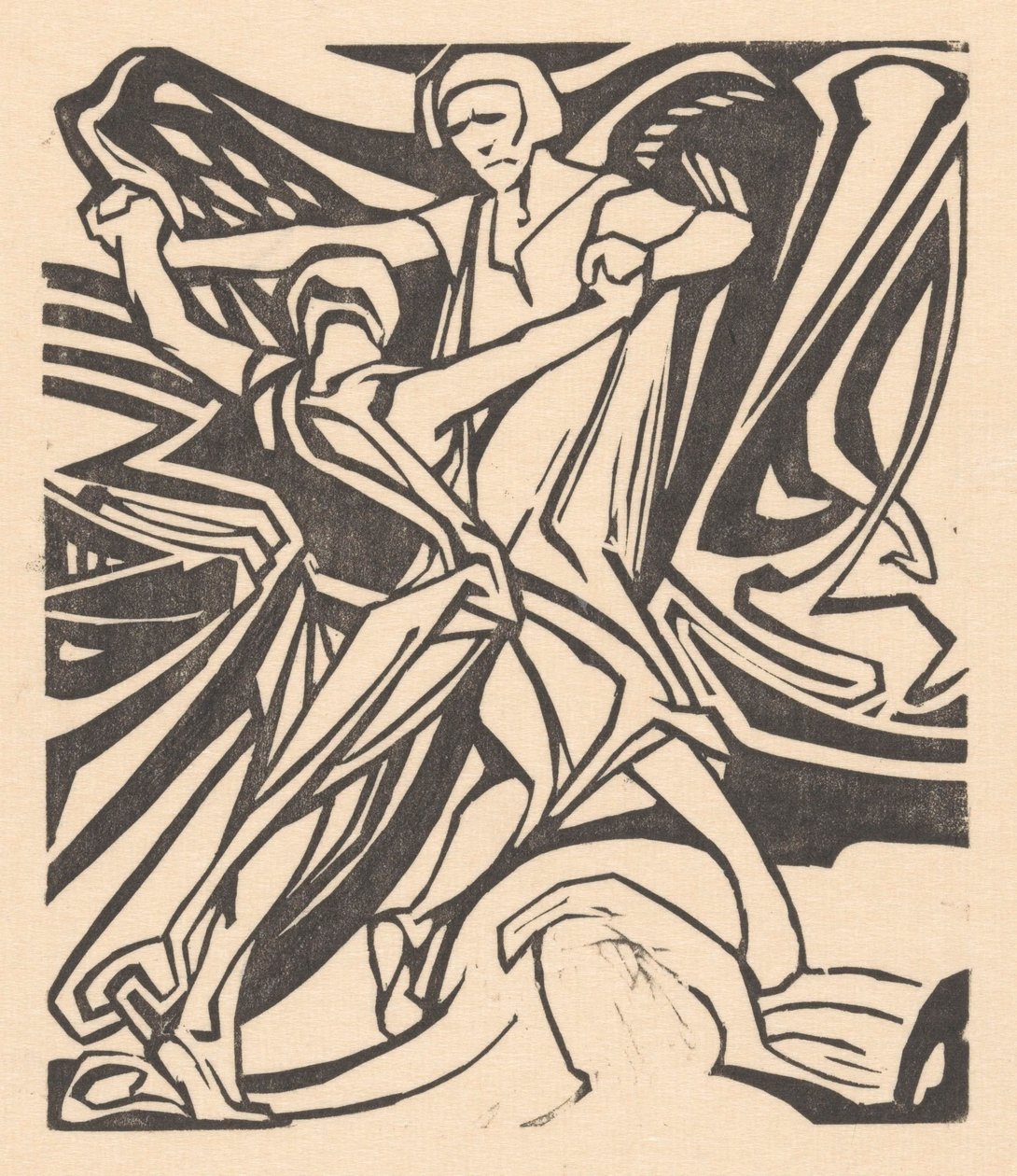 Jakub zmaga się z aniołem autorstwa Johannes Josephus Aarts