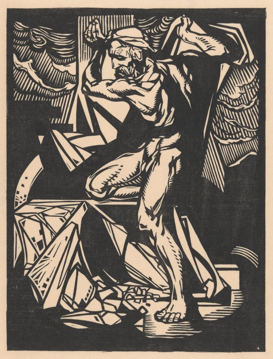 Samson niszczy filary świątyni autorstwa Johannes Josephus Aarts