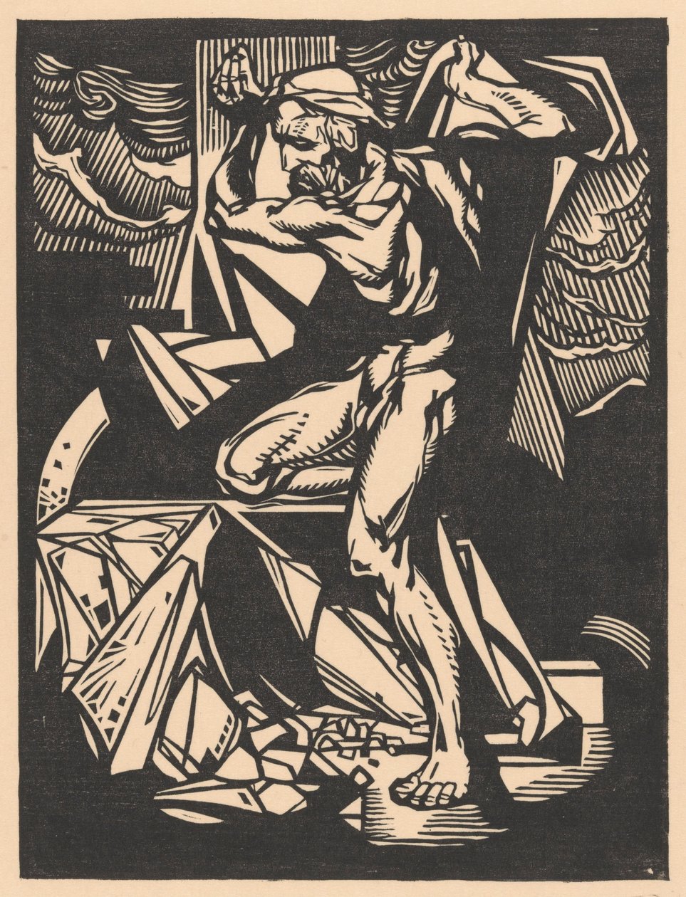 Samson niszczy filary świątyni autorstwa Johannes Josephus Aarts