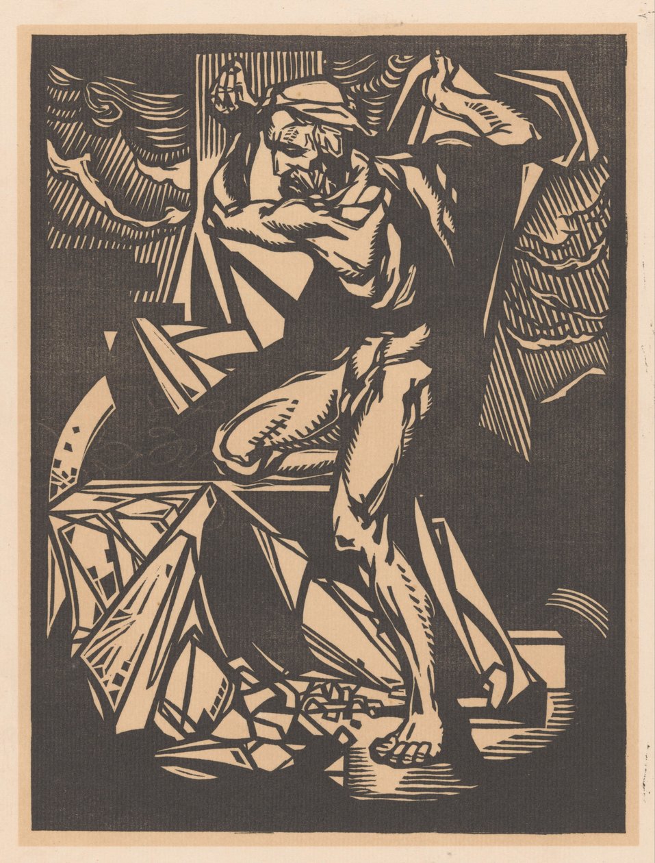 Samson niszczy filary świątyni autorstwa Johannes Josephus Aarts