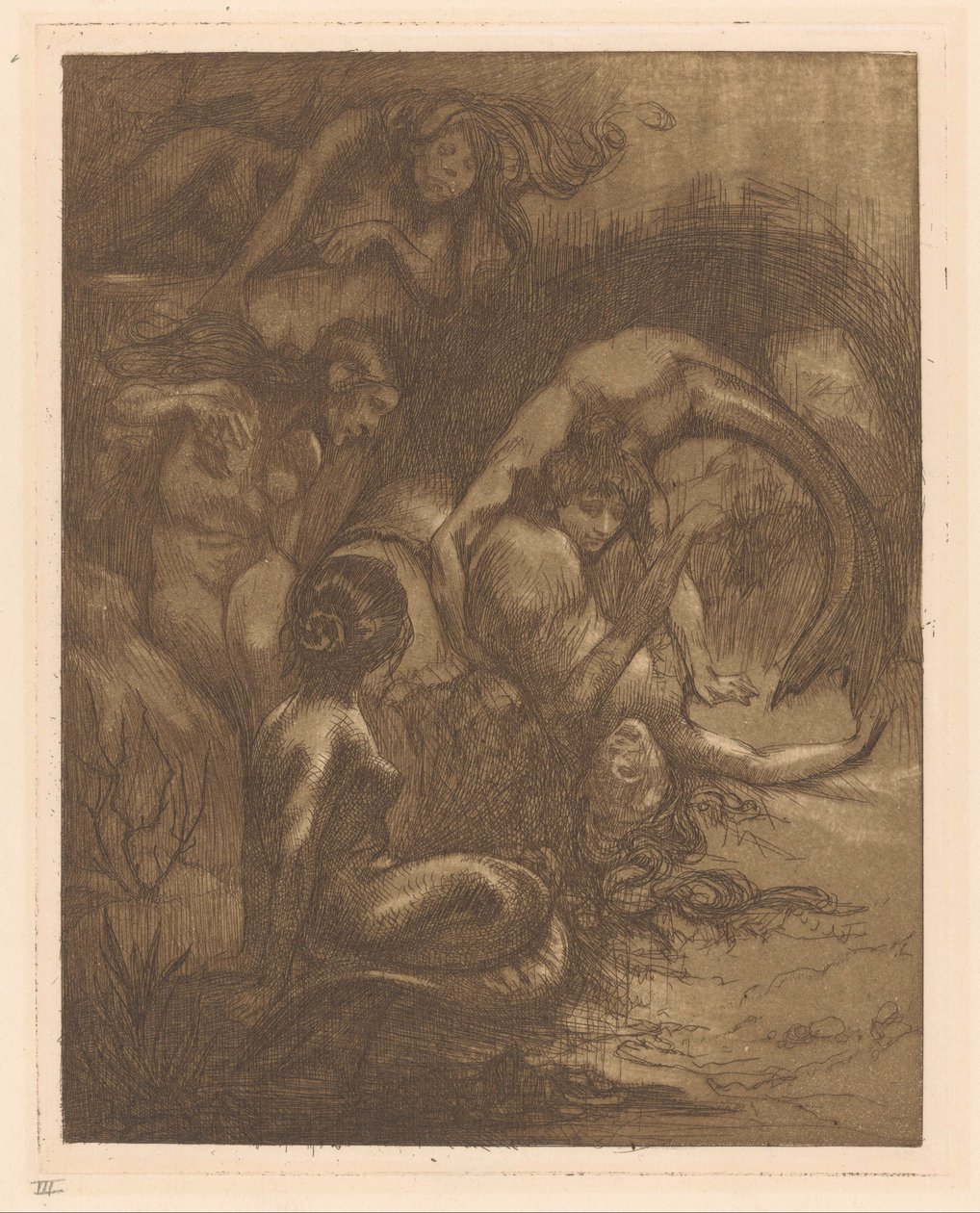 Pięć syren autorstwa Johannes Josephus Aarts