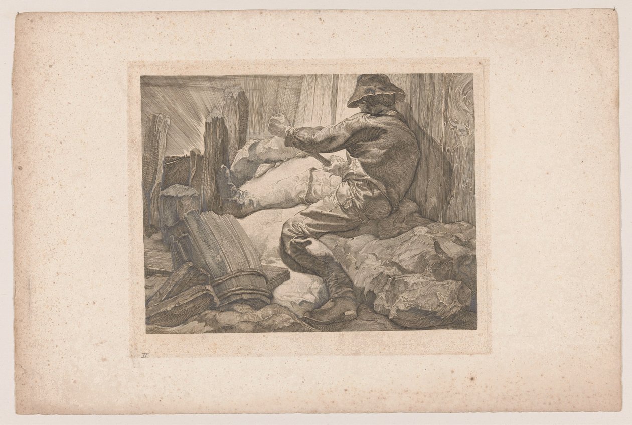 Wścibski robotnik autorstwa Johannes Josephus Aarts