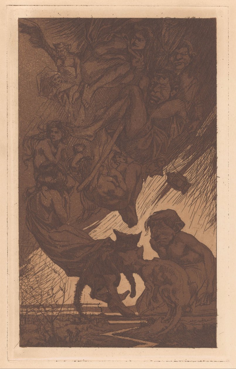 Pływający ludzie, fantastyczne stworzenia i koty autorstwa Johannes Josephus Aarts