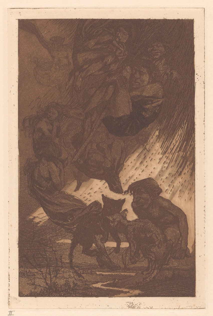 Pływający ludzie, fantastyczne stworzenia i koty autorstwa Johannes Josephus Aarts