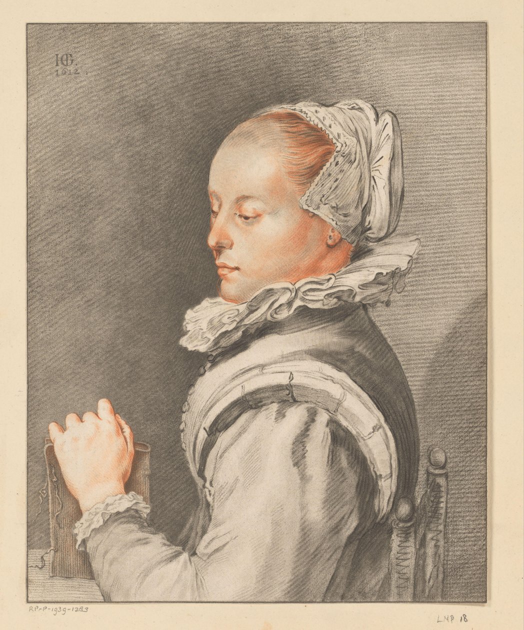 Portret młodej kobiety autorstwa Johannes Kornlein