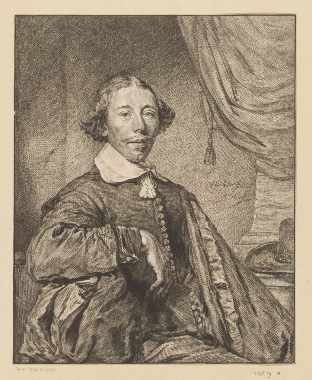 Portret mężczyzny autorstwa Johannes Kornlein