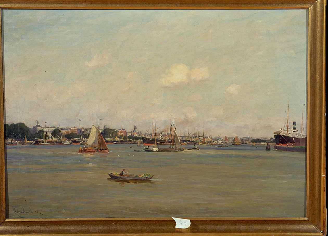 Port w Rotterdamie autorstwa Johannes Martin Grimelund