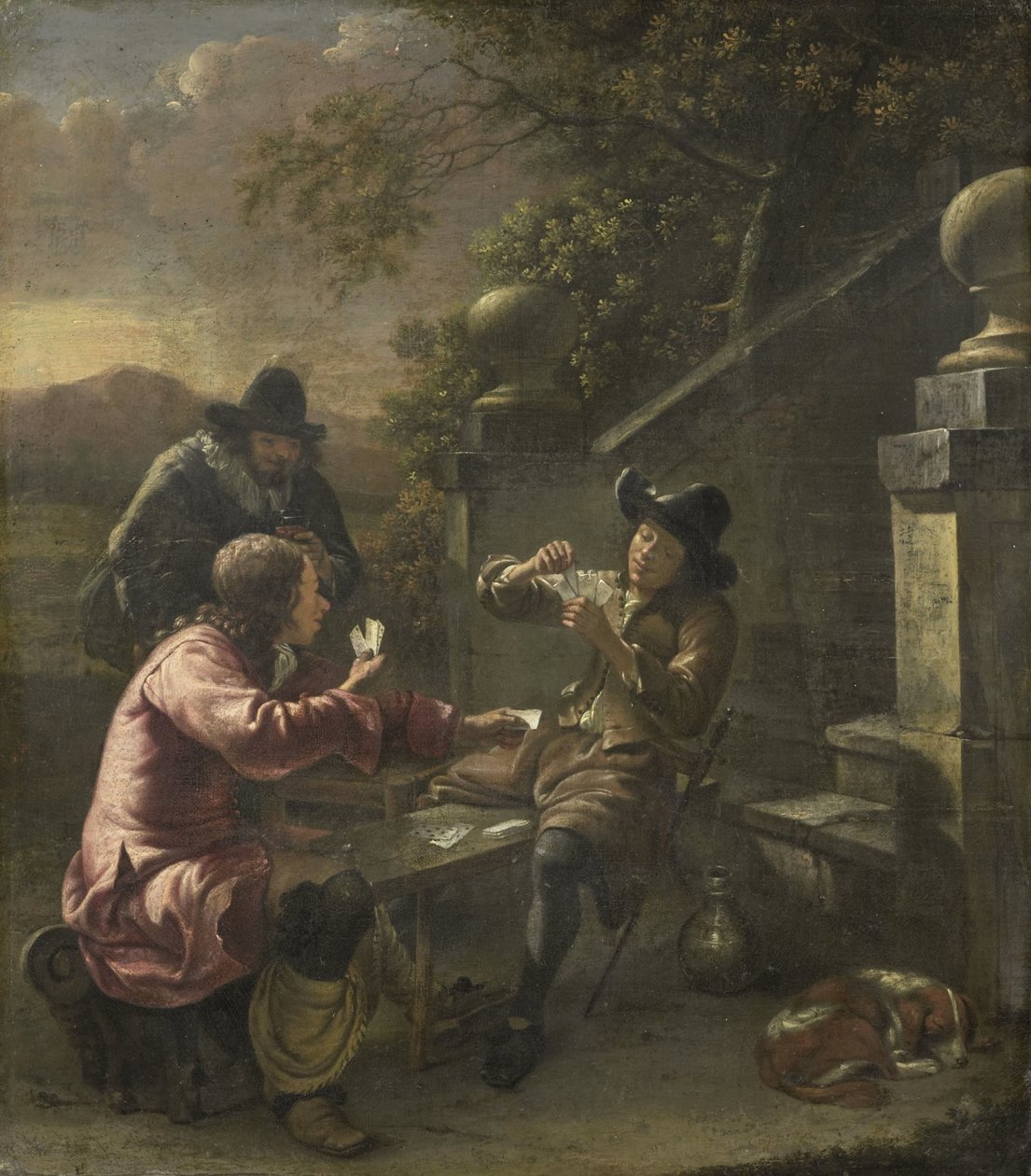 Gracze w karty autorstwa Johannes Natus