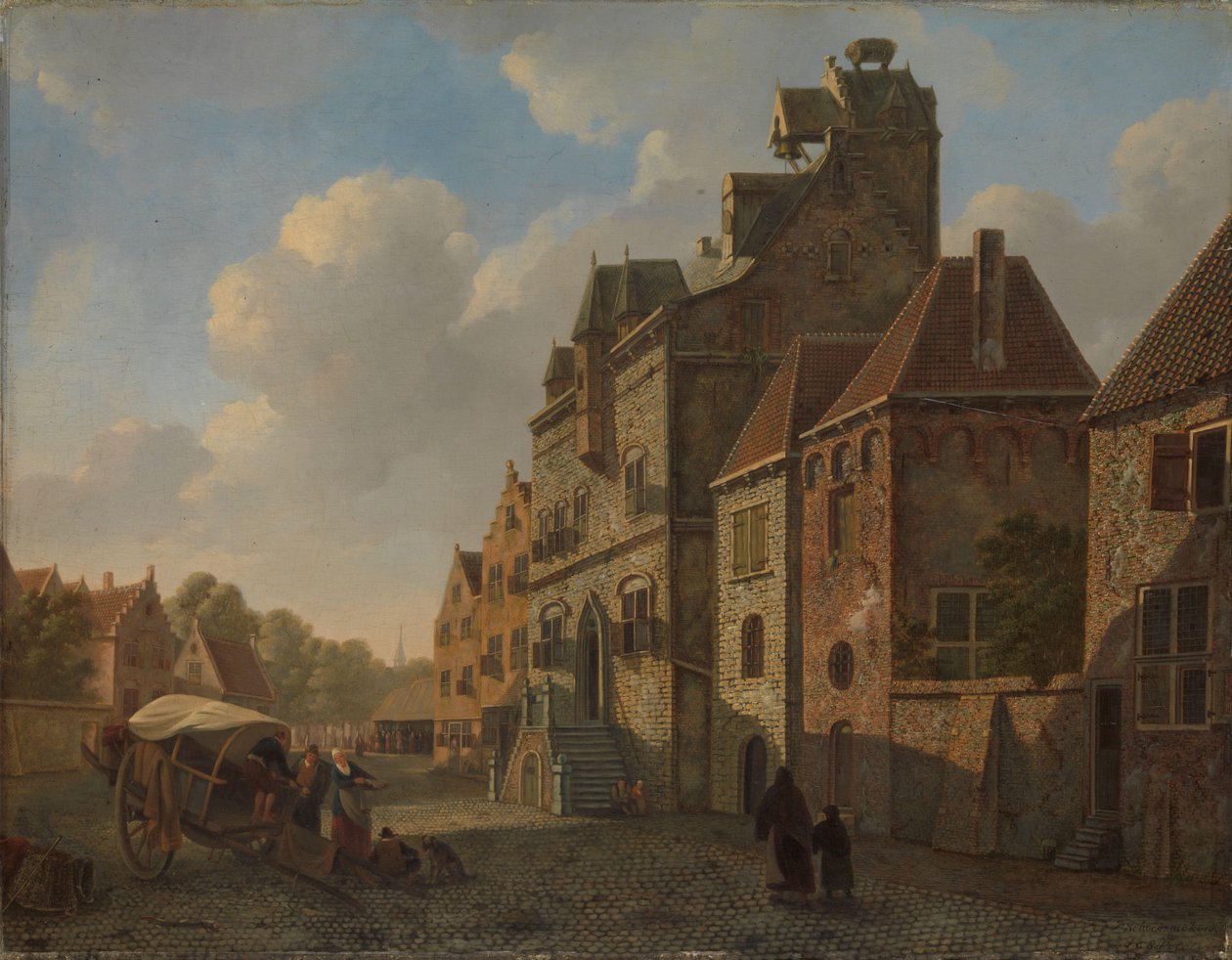 Zobacz w Dordrecht autorstwa Johannes Schoenmakers