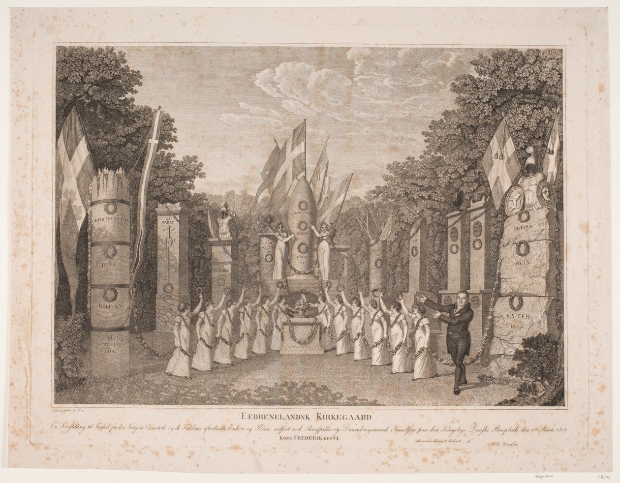 Fædrelandsk Kirkegaard autorstwa Johannes Senn