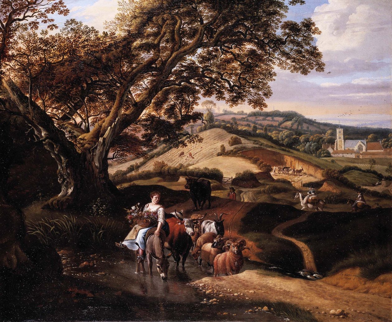 Duszpasterski krajobraz autorstwa Johannes Siberechts