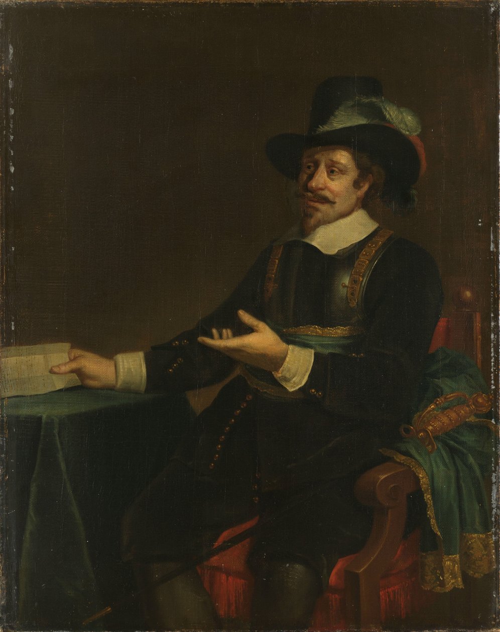 Portret Jana van de Poll, burmistrza Amsterdamu autorstwa Johannes Spilberg (II) (copy after)