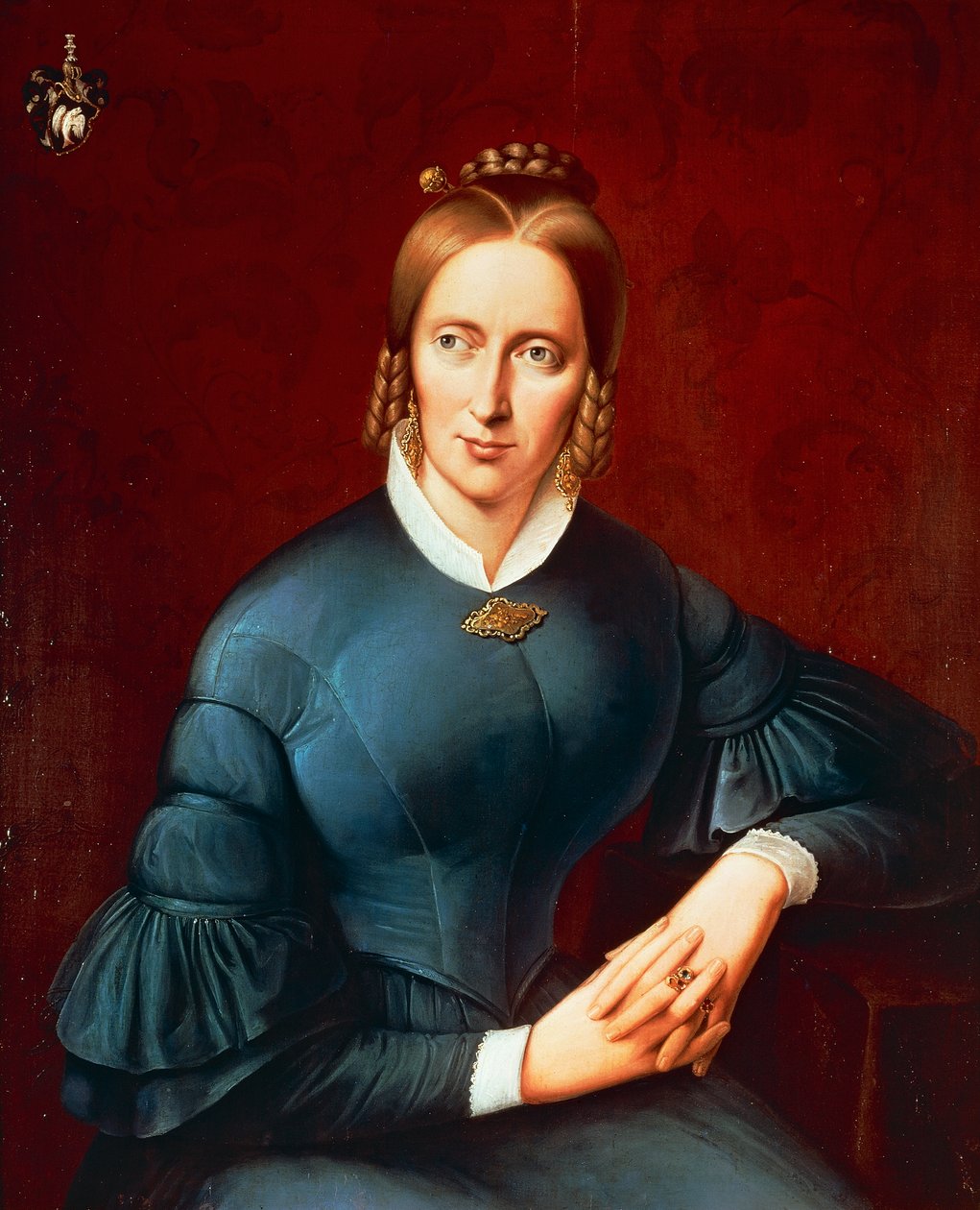 Portret Annette von Droste-Hulshoff (Munster autorstwa Johannes Sprick