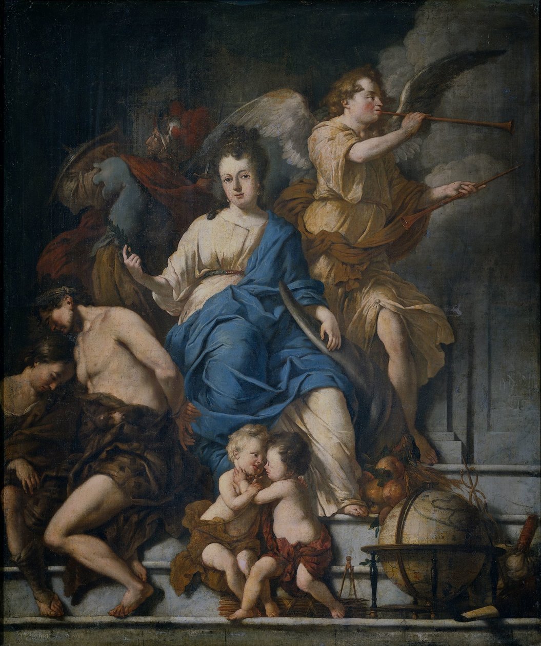 Alegoria Traktatu Ryswick, 1697 autorstwa Johannes Voorhout (I)