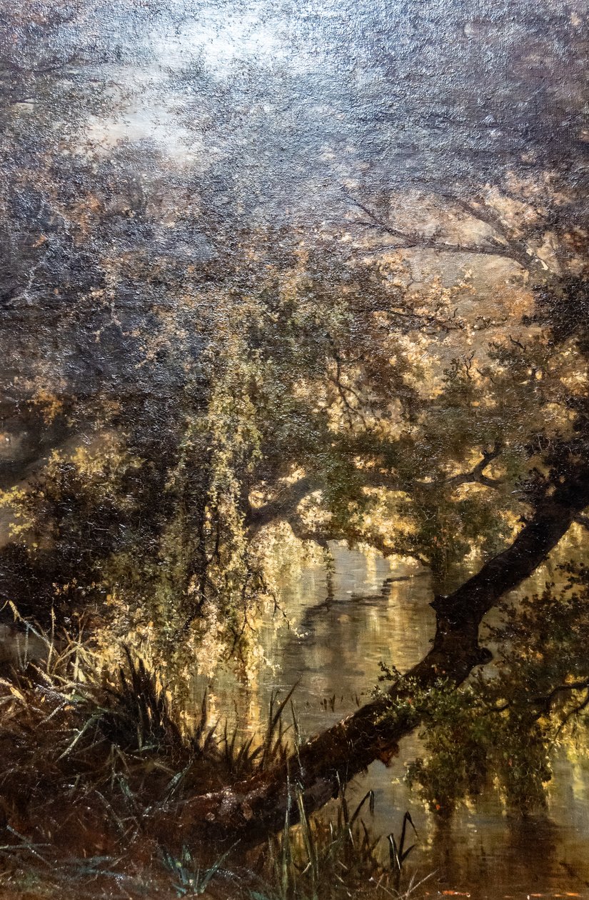 niemiecki: Der Teich in Osterbeek Staw w Oosterbeek autorstwa Johannes Warnardus Bilders