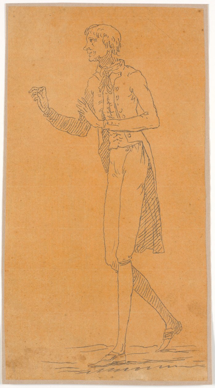 Portret Abildgaarda? Limonka autorstwa Johannes Wiedewelt