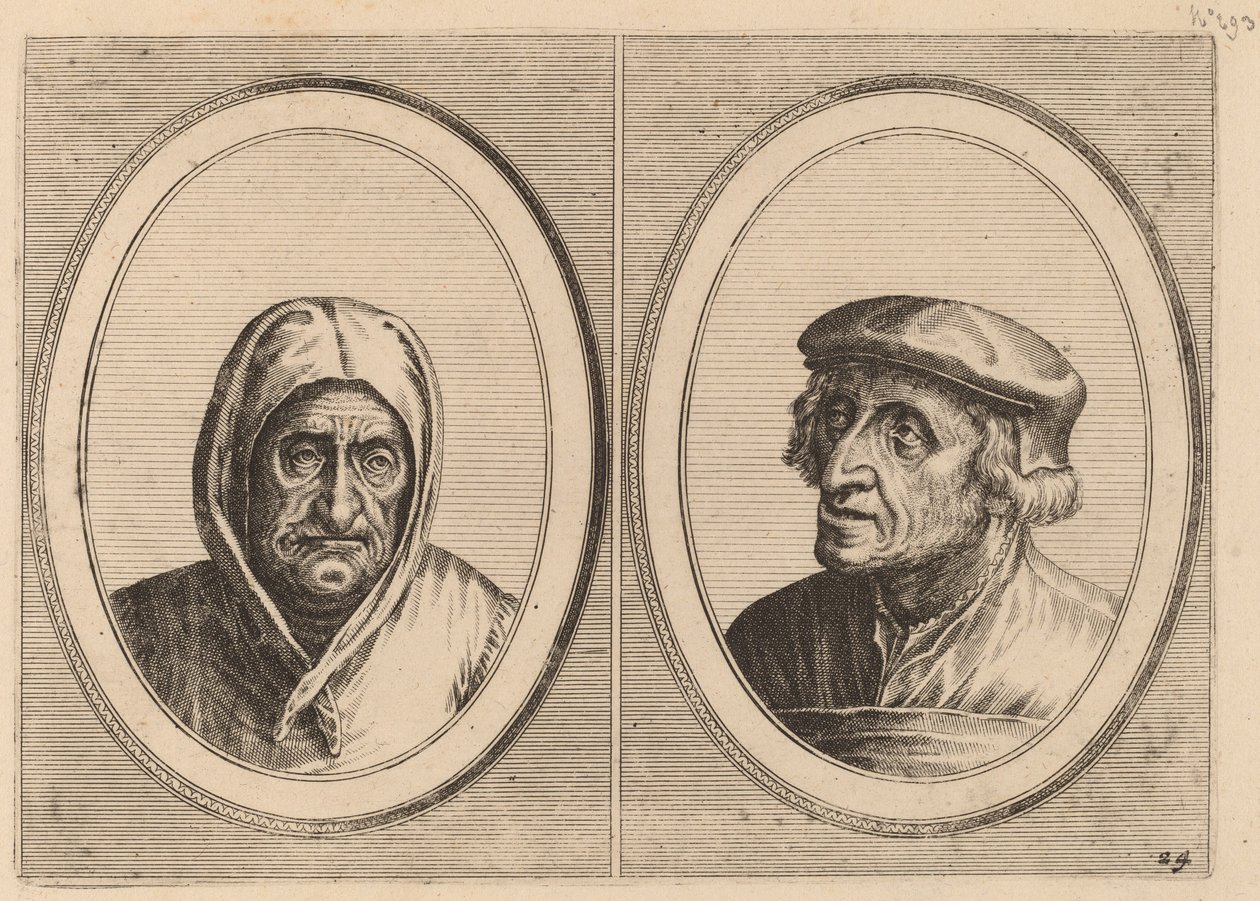 „Aecht Sonder-ziel” i „Heertje Al-te-mooy” autorstwa Johannes and Lucas van Doetechum after Pieter Bruegel the Elder