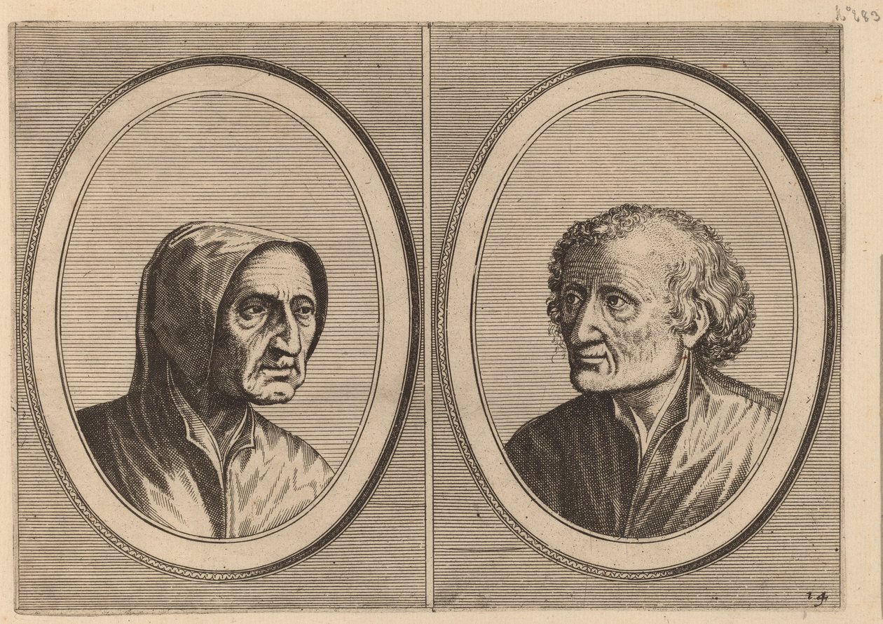 „Erlijcke Lyn” i „Snoepighe Steeve” autorstwa Johannes and Lucas van Doetechum after Pieter Bruegel the Elder