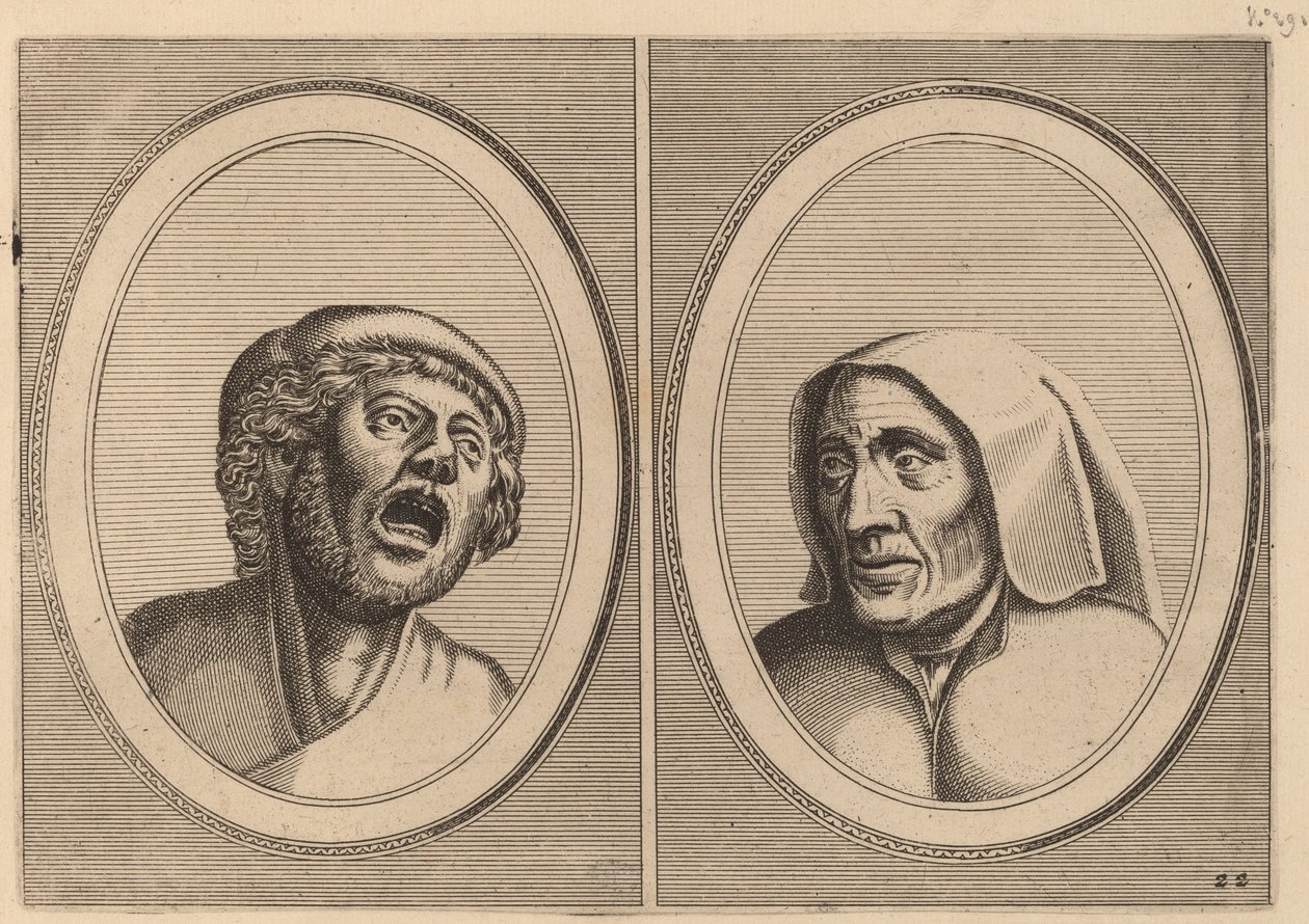 „Hansje Singh w Veldt” i „Blaeuwe Aecht” autorstwa Johannes and Lucas van Doetechum after Pieter Bruegel the Elder