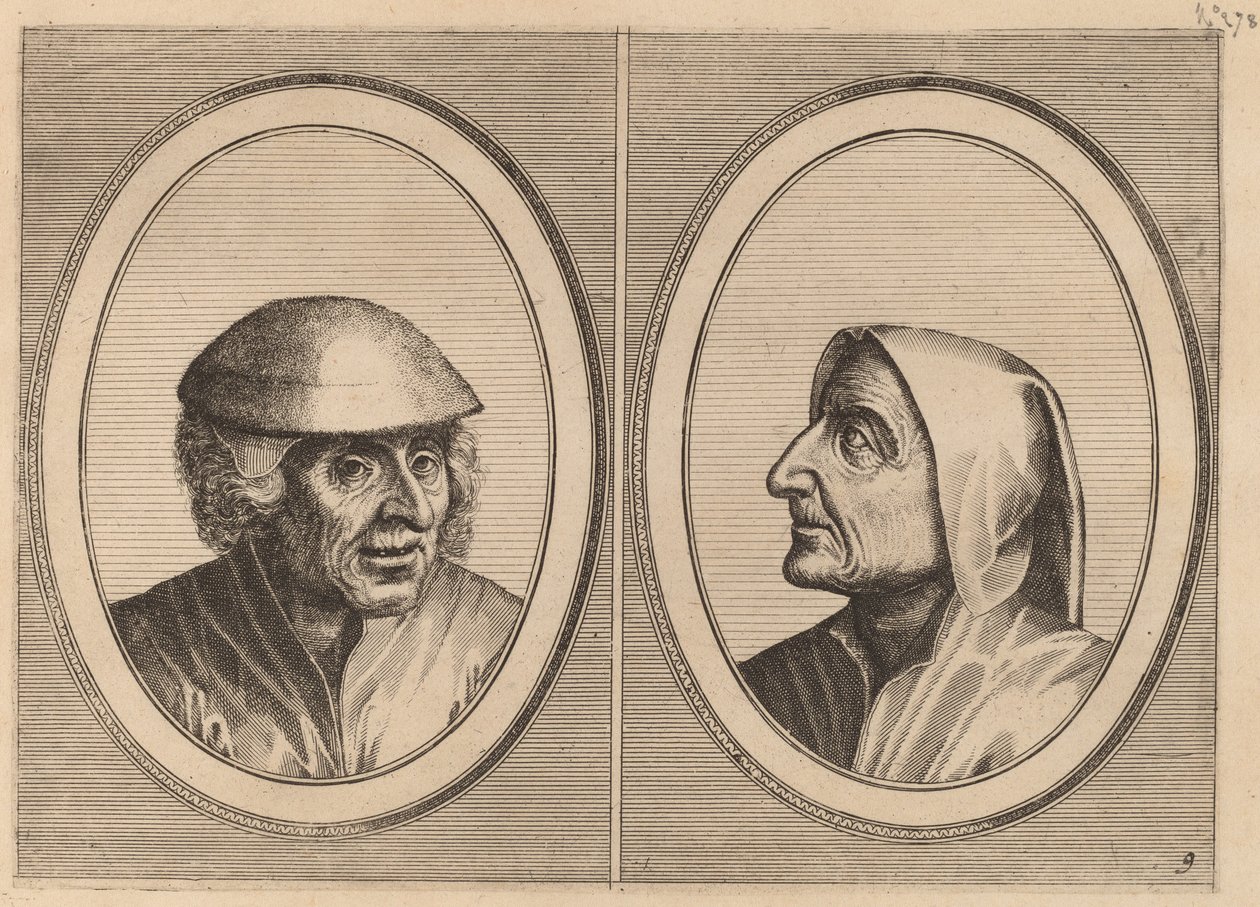 „Kees Geldt-worek” i „Kaarighe Truy” autorstwa Johannes and Lucas van Doetechum after Pieter Bruegel the Elder