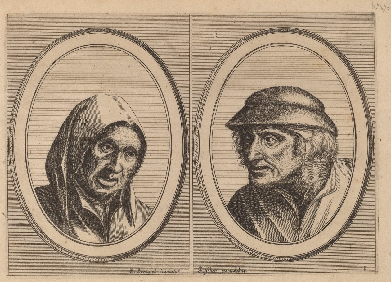 „Zuzanna Smuls” i „Leuye Joost” autorstwa Johannes and Lucas van Doetechum after Pieter Bruegel the Elder