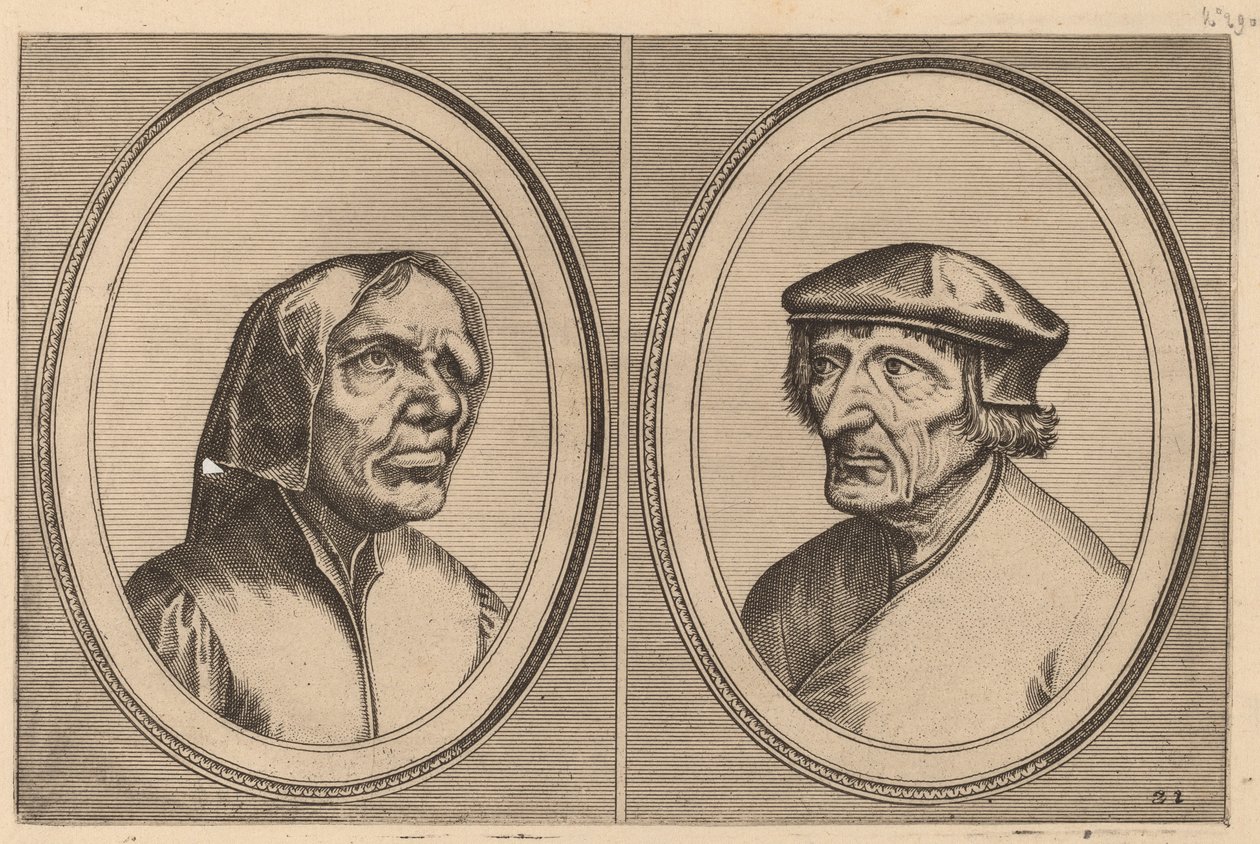 „Trijn Bulle-back” i „Voorsichtighe Penne” autorstwa Johannes and Lucas van Doetechum after Pieter Bruegel the Elder