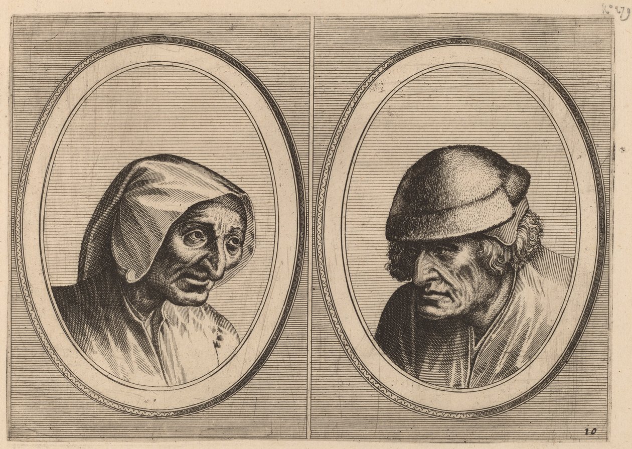 „Zwiędła Nel” i „Jan Afterlam” autorstwa Johannes and Lucas van Doetechum after Pieter Bruegel the Elder