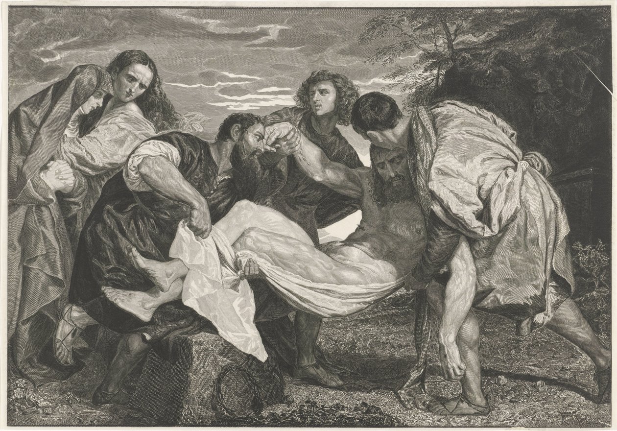 Złożenie do grobu Chrystusa autorstwa Johannes de Mare