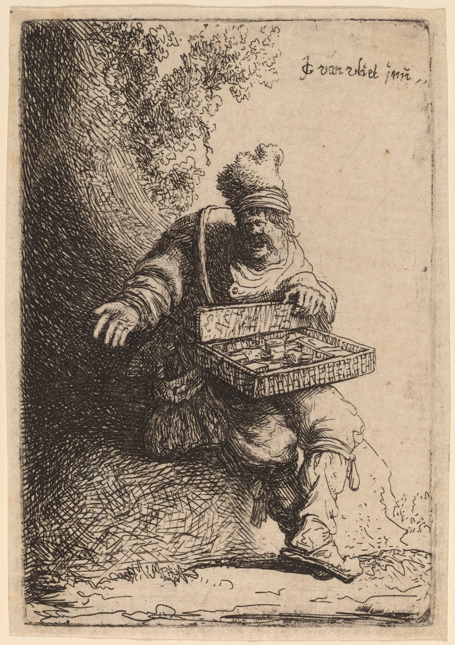 Handlarz autorstwa Johannes van Vliet