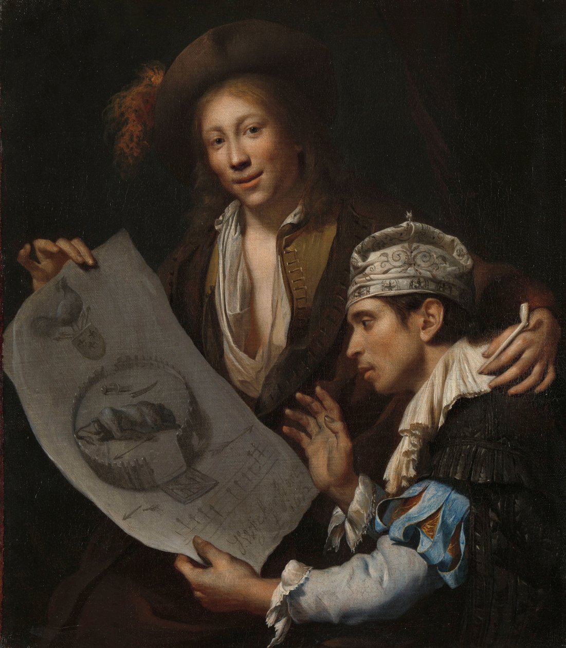 Alegoria o inwazji francuskiej 1672 Alegoria francuskiej inwazji na Holandię w 1672 r autorstwa Johannes van Wijckersloot