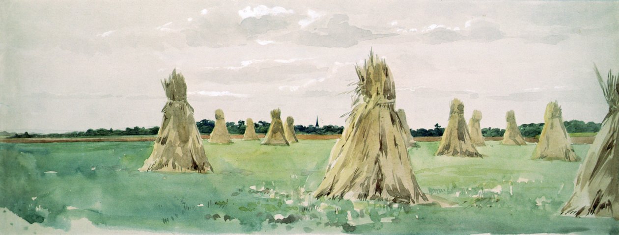 Pole bitwy pod Agincourt, 25 października 1415 autorstwa John Absolon