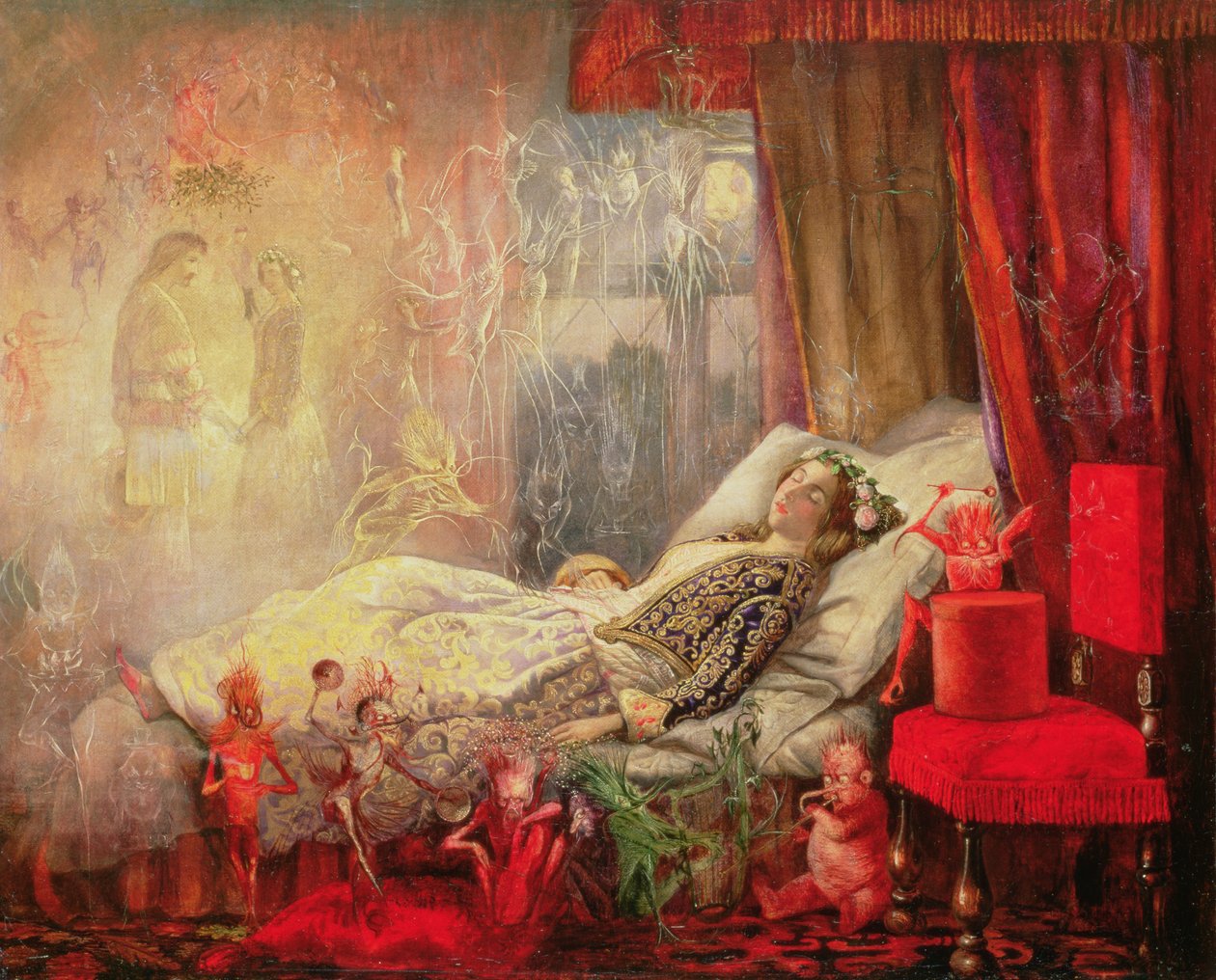 The Stuff that Dreams are Made Of, 1858 (zob. też 91898) autorstwa John Anster Fitzgerald