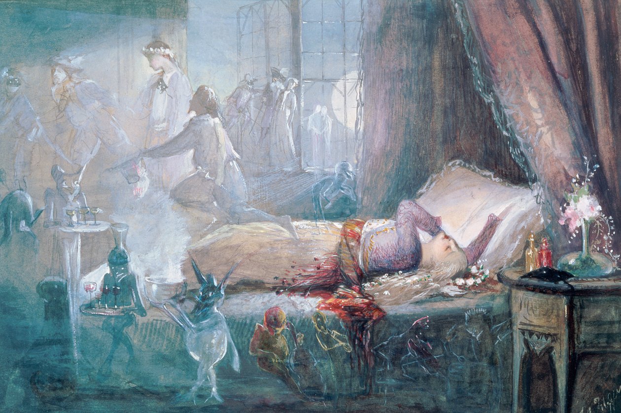 Rzeczy, z których zrobione są sny (patrz także 109712) autorstwa John Anster Fitzgerald