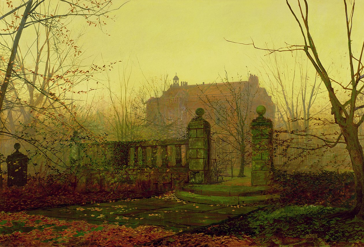 Jesienny poranek autorstwa John Atkinson Grimshaw
