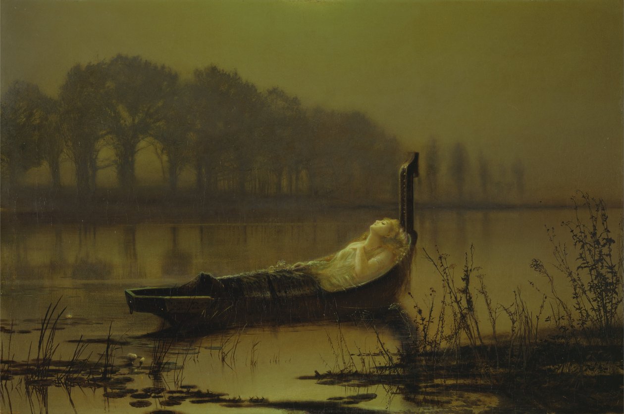 Pani Shalott autorstwa John Atkinson Grimshaw