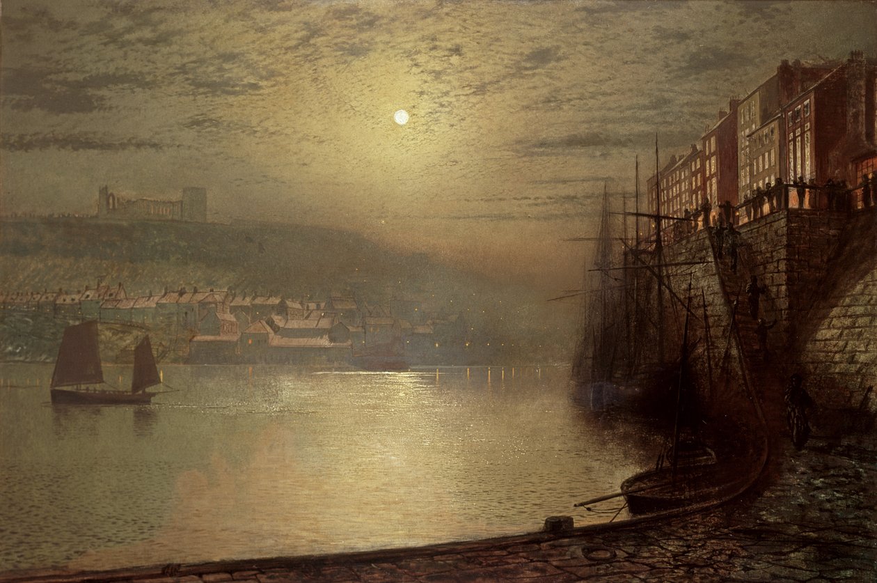 Whitby autorstwa John Atkinson Grimshaw
