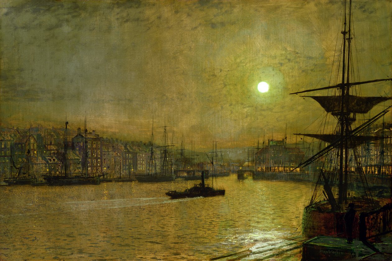 Whitby autorstwa John Atkinson Grimshaw