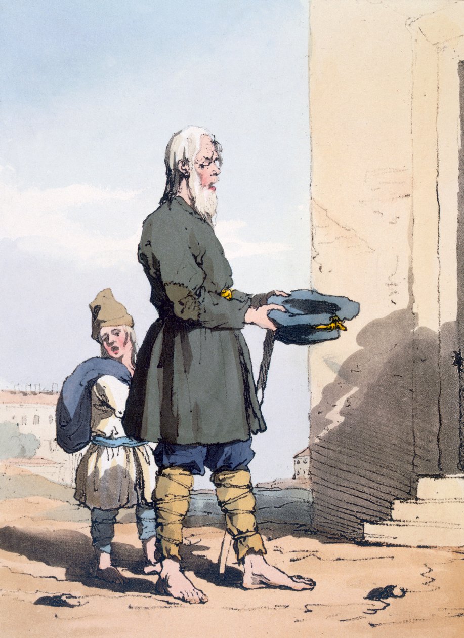 Finlandia żebrak autorstwa John Augustus Atkinson