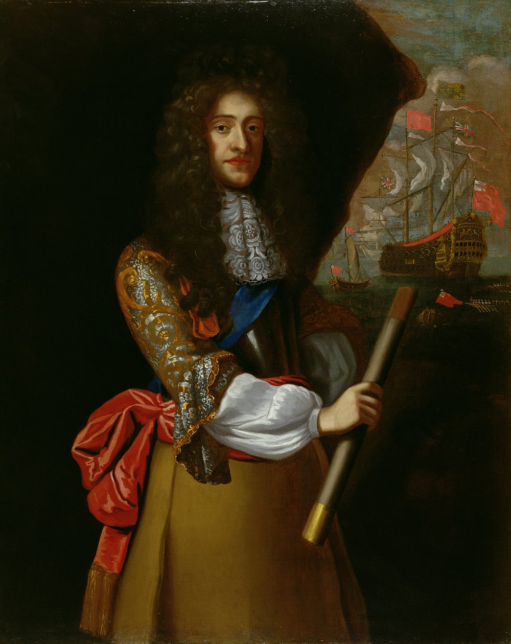 Portret Jakuba VII Szkocji i II Anglii, c.1670 autorstwa John Baptist de Medina