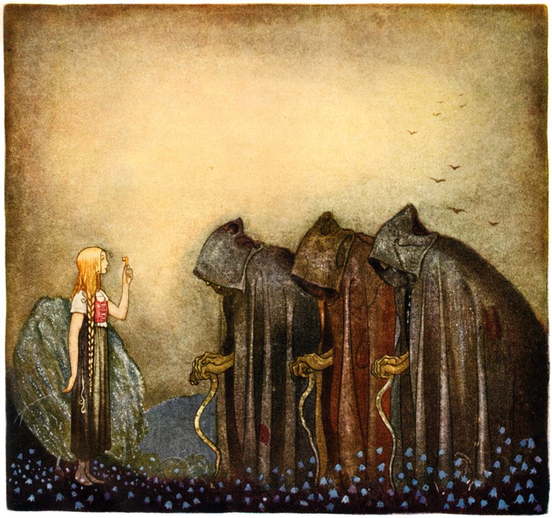 Złoty klucz autorstwa John Bauer