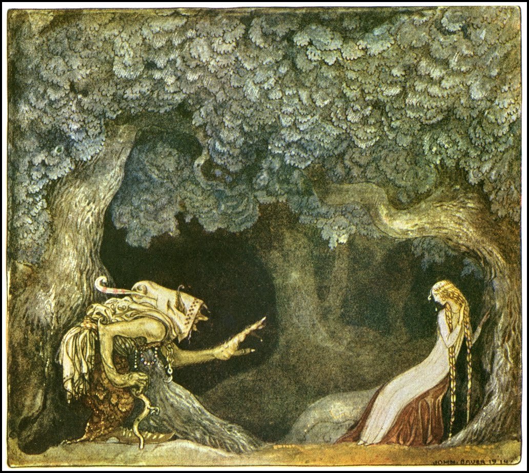 Jeśli ktoś inny będzie płakał, gdy się śmiejesz, będziesz miał z powrotem łzy autorstwa John Bauer