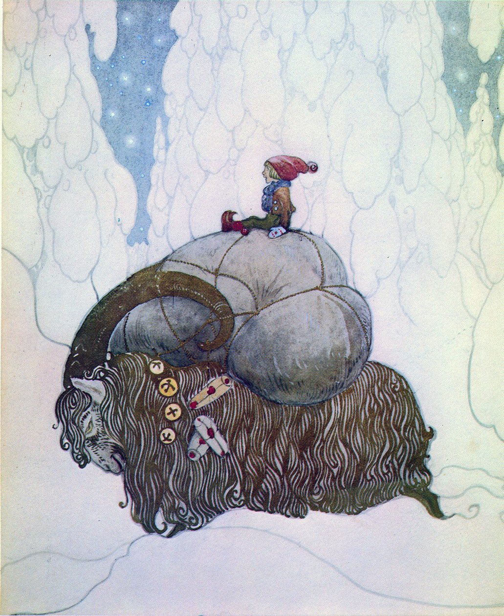 Święty Mikołaj autorstwa John Bauer