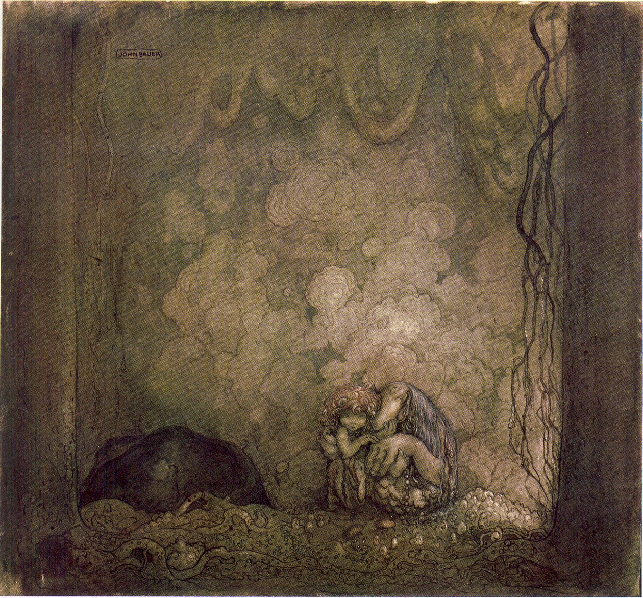 Matczyna miłość autorstwa John Bauer
