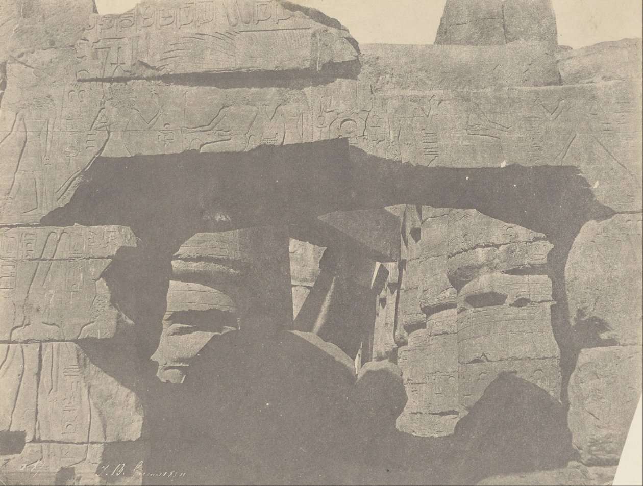 (Hypostyle Hall, wejście południowe) autorstwa John Beasly Greene
