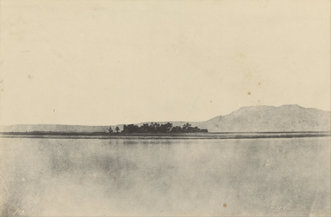 (Teby, wieś Ghezireh) autorstwa John Beasly Greene