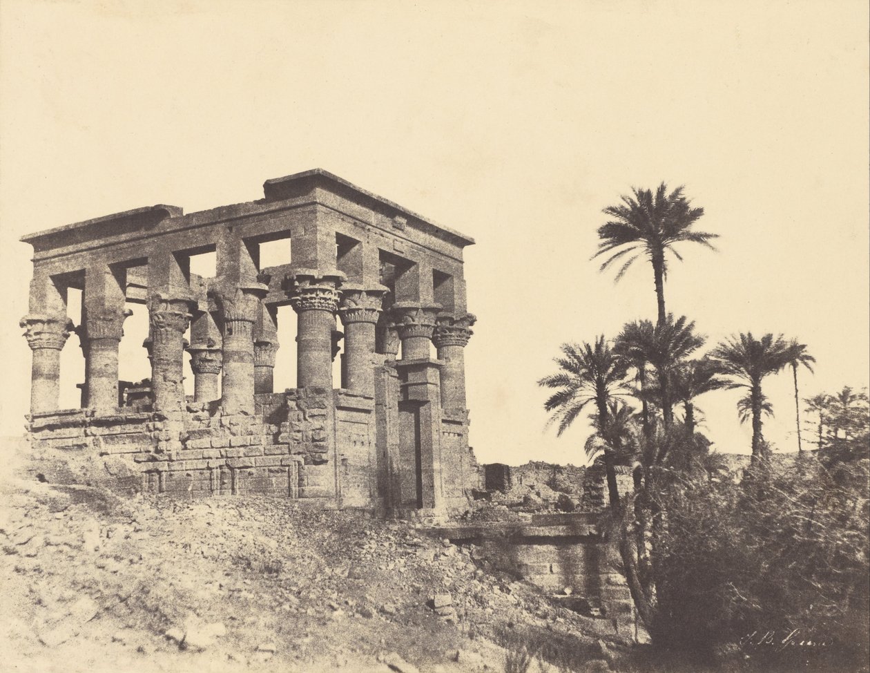 Kiosk Trajana, Philae autorstwa John Beasly Greene