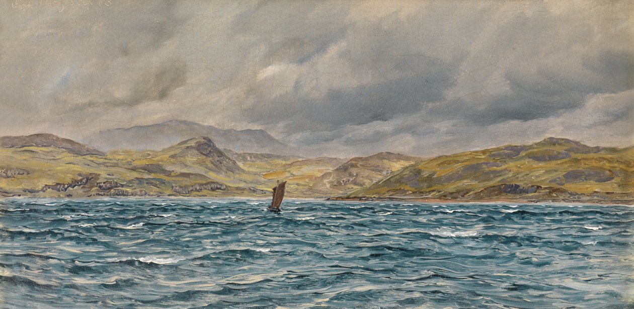 Małe jezioro, Skye autorstwa John Brett