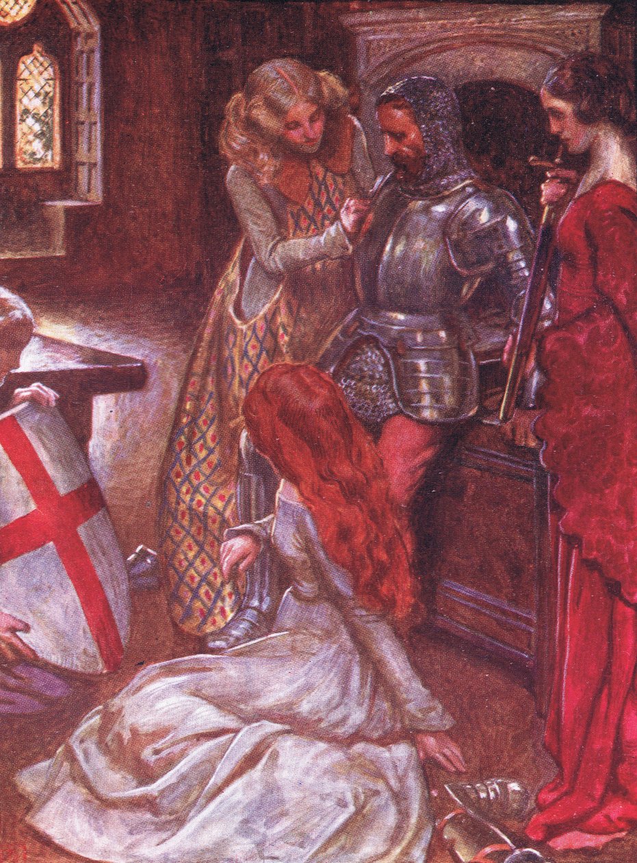 Chrześcijanie uzbrojony autorstwa John Byam Liston Shaw