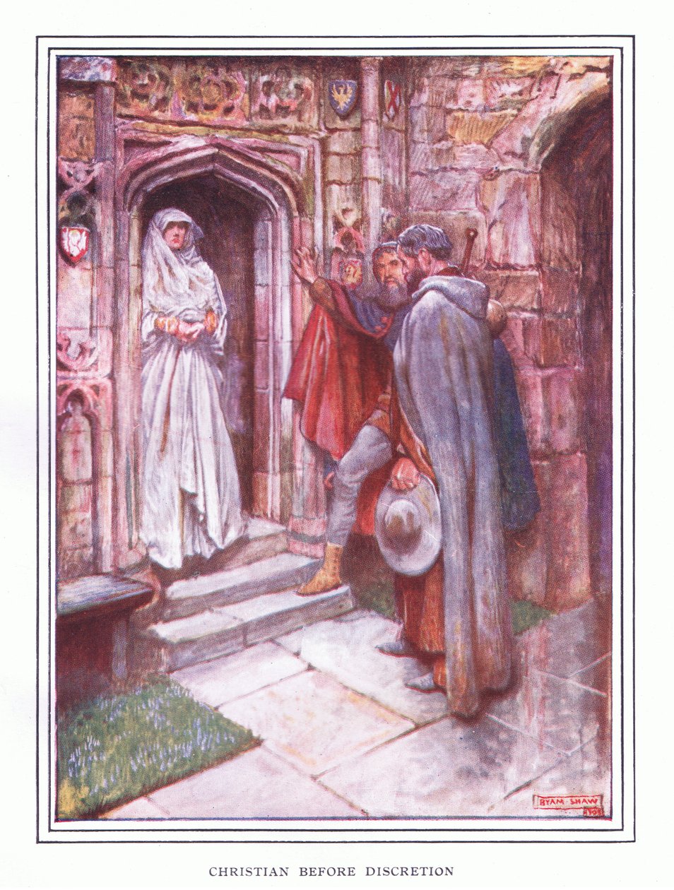 Chrześcijanin przed dyskrecją autorstwa John Byam Liston Shaw